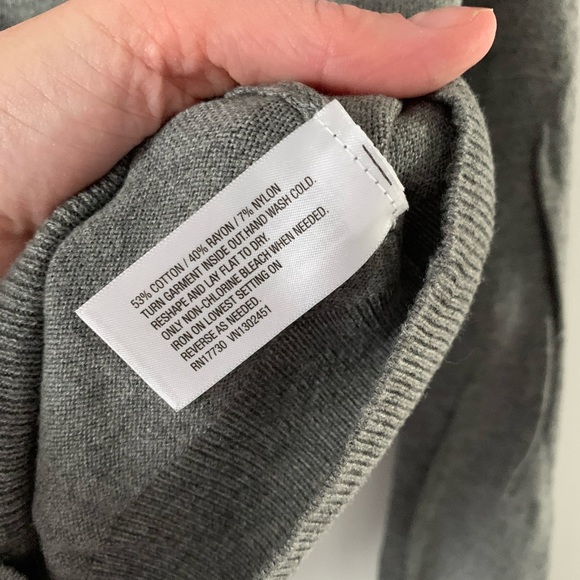 Gray cardigan with sequins - Picture 3 of 3